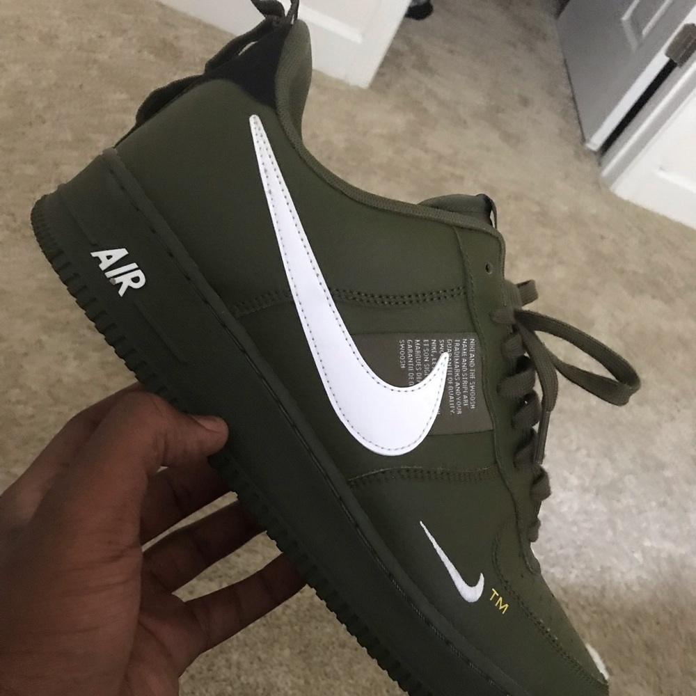 Olive Green Air Force 1s
